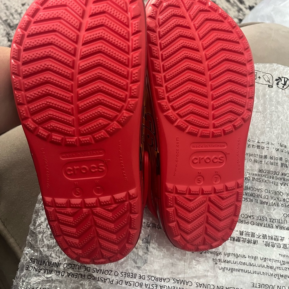 CROCS Kids Vibrant Red Sandals